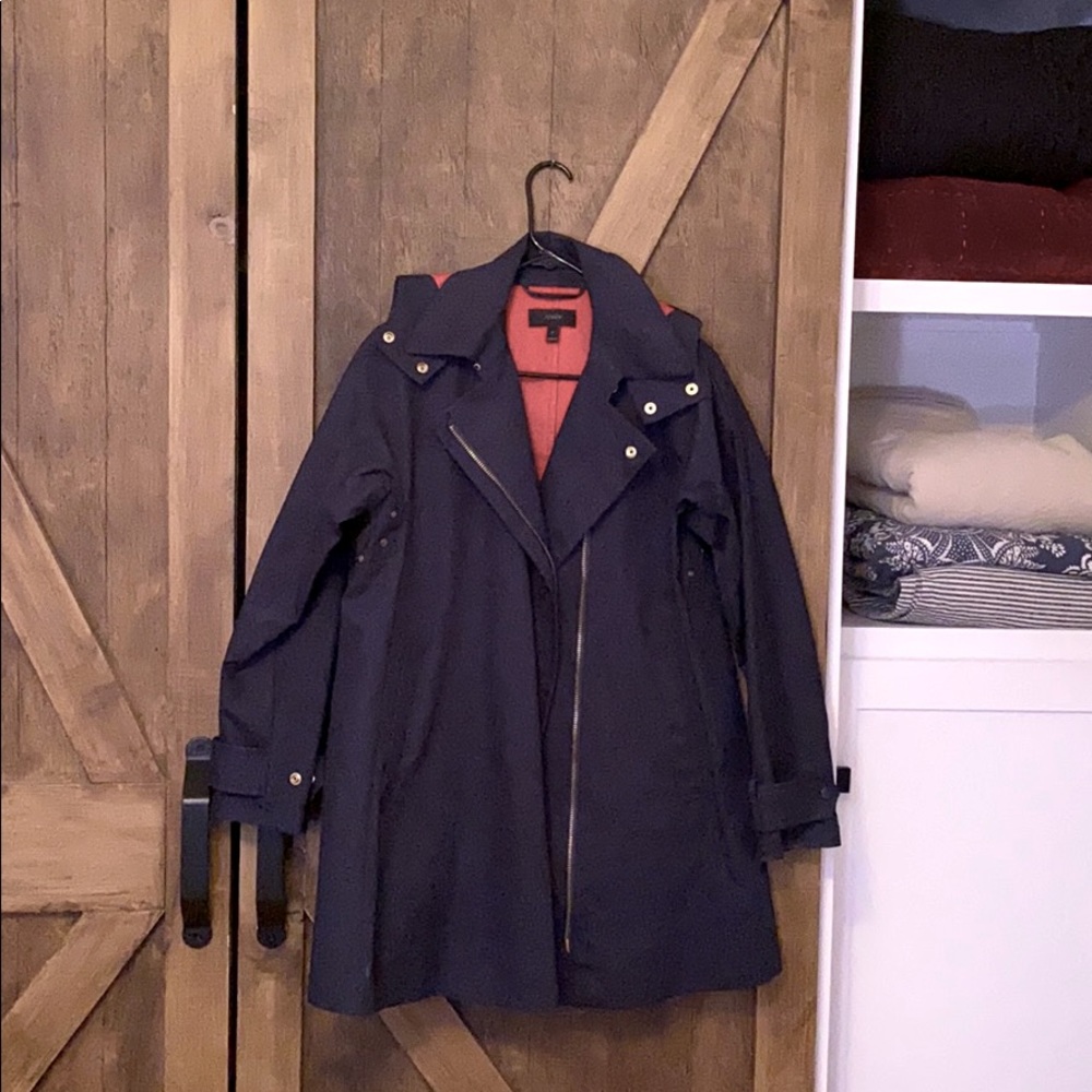 J crew dress rain coat